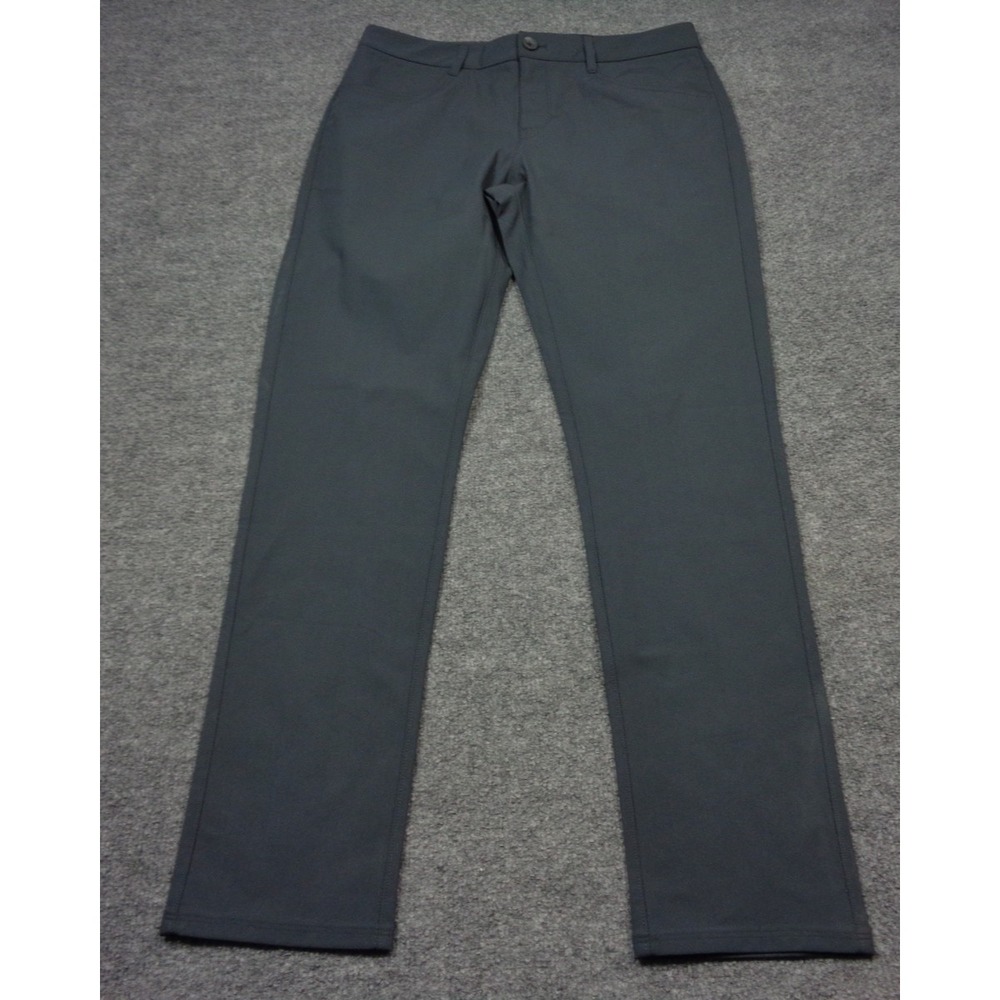 Vuori Meta Pants - Charcoal Athletic Slim - Mens 30x30